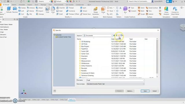 Inventor Ortho 1 Tutorial