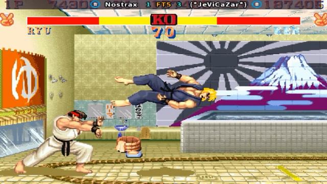 Street Fighter II': Champion Edition - Nostrax vs (*JeViCaZar*) FT5