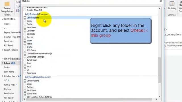 How to count total number of incoming emails per day in Outlook