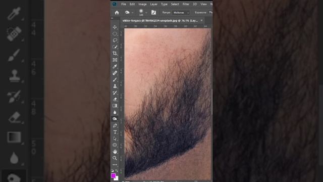 How to sharp your beard in photoshop Naturally just 1 STAP . photoshop editing beardsharp insan
