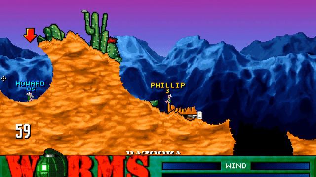 Worms (MS-DOS) 1995, Team 17, Ocean software