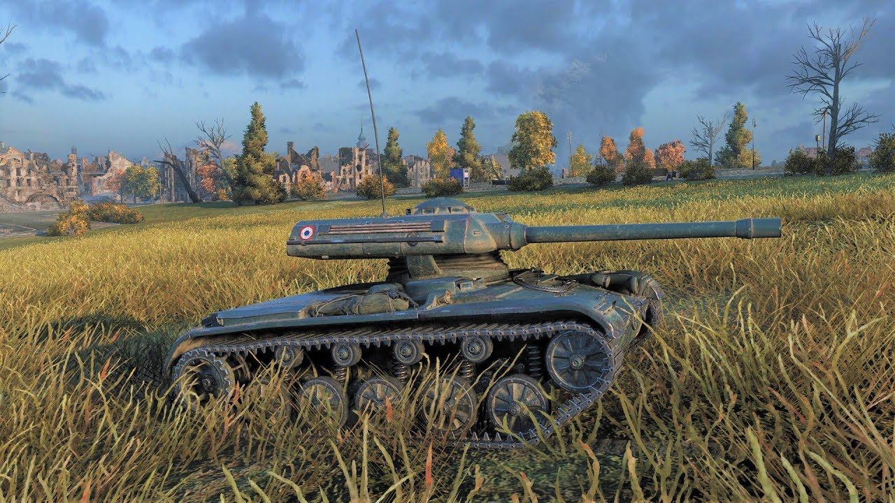World of Tanks первый бой на ELC EVEN 90