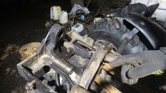 Замена втулок и пальцев переднего моста МТЗ