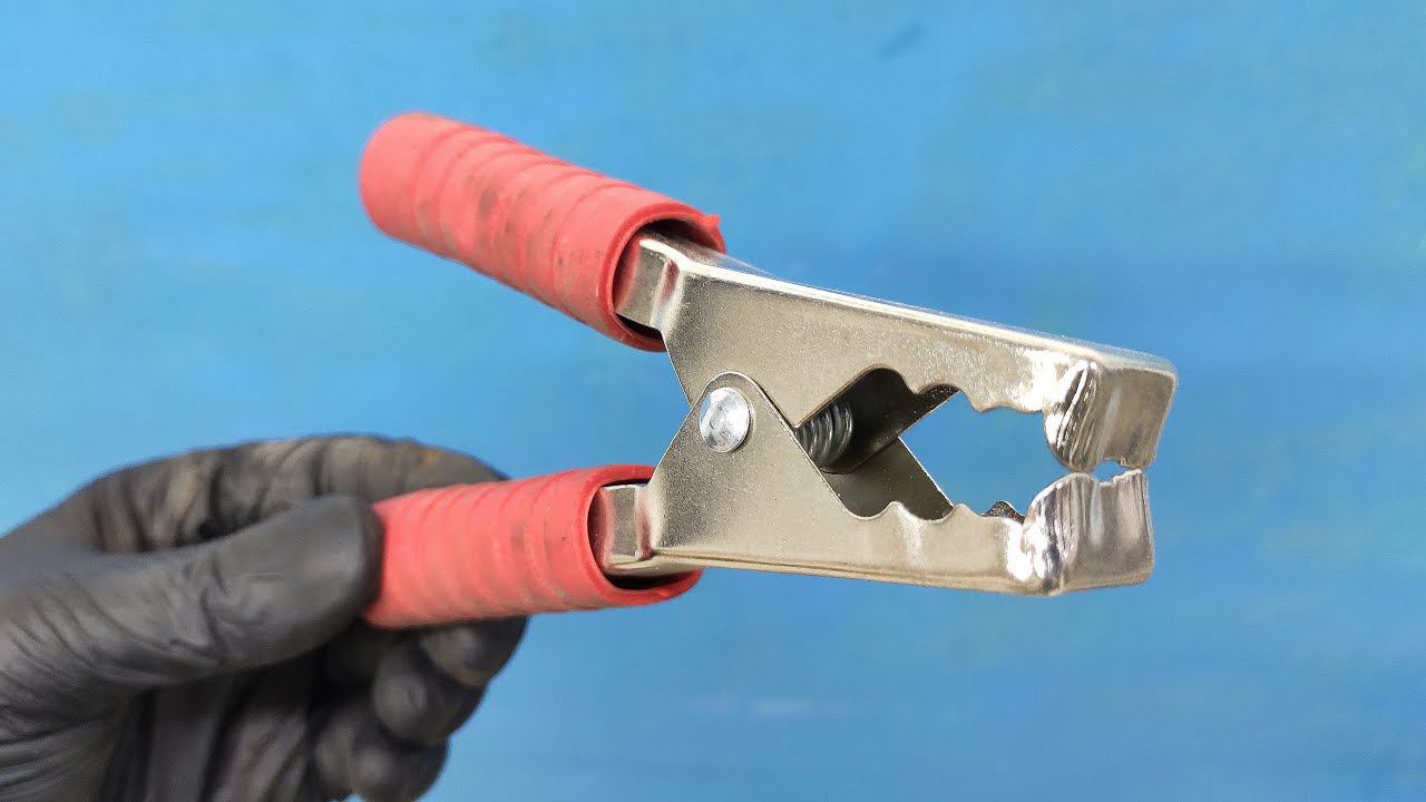 The secret of the welding clamp!!! A brilliant idea!