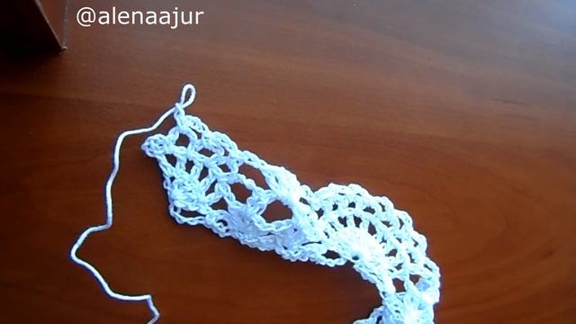 Узор "Ананас" крючком