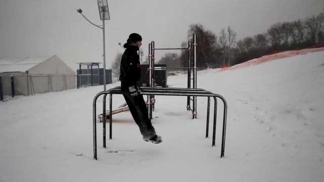 Parallel Bars Leg Raises