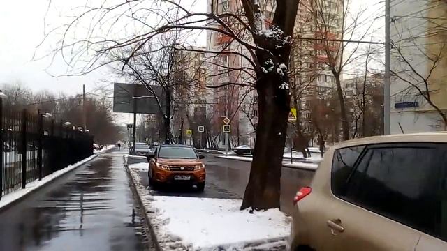 Москва 1638 улица Гастелло зима день