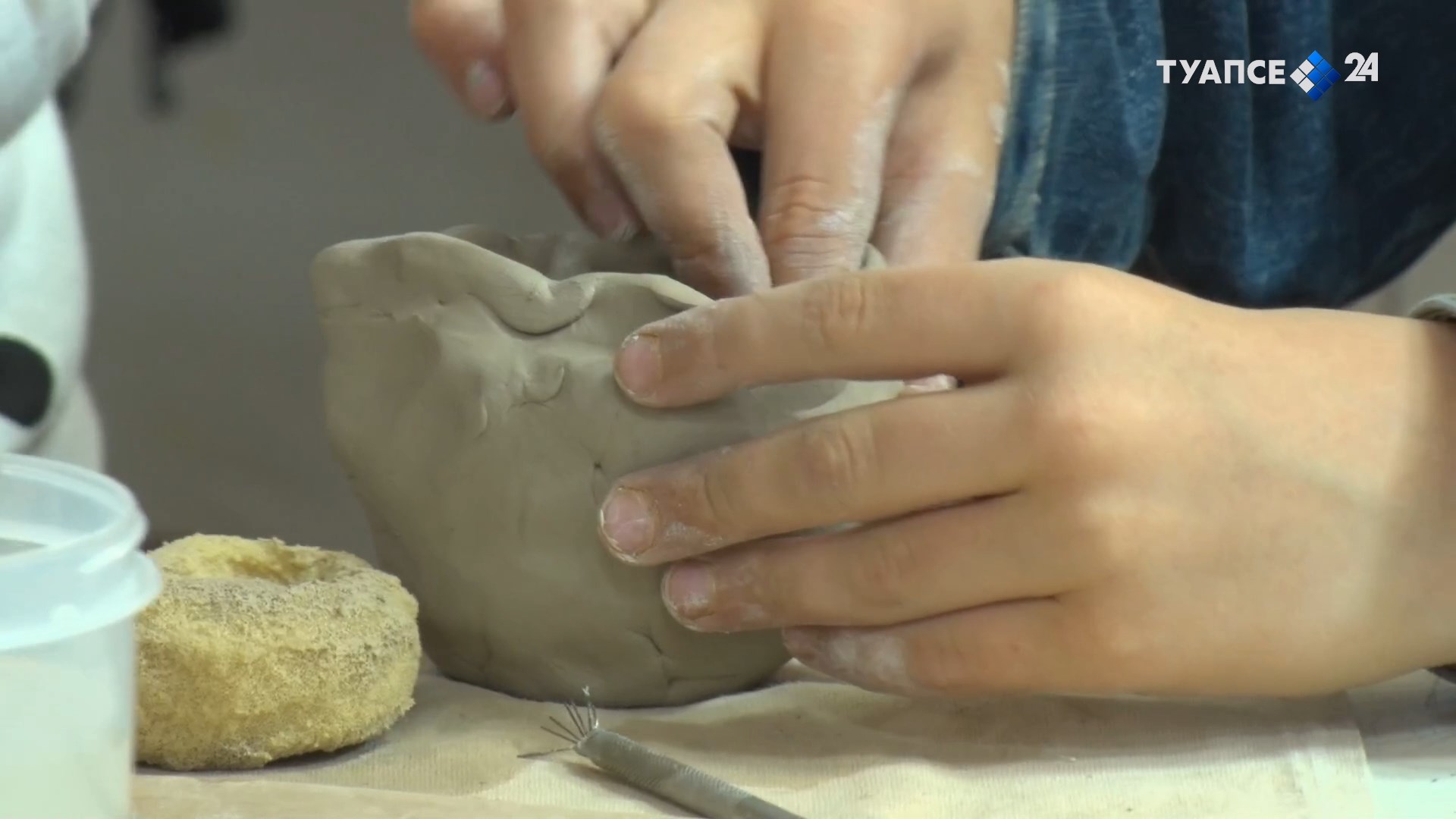 Мастер-класс по керамике для воспитанников Агойской школы искусств