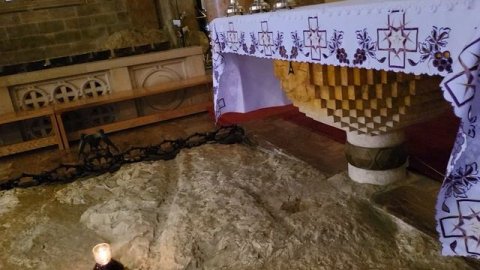 Иконы Моление Иисуса о чаше и оливковые веточки - на камне Иисусовой молитвы