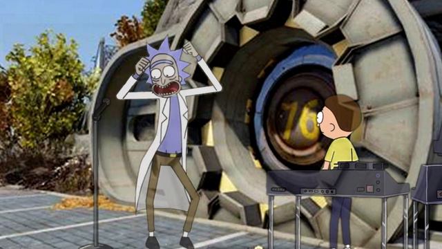 Rick and Morty visit Fallout 76