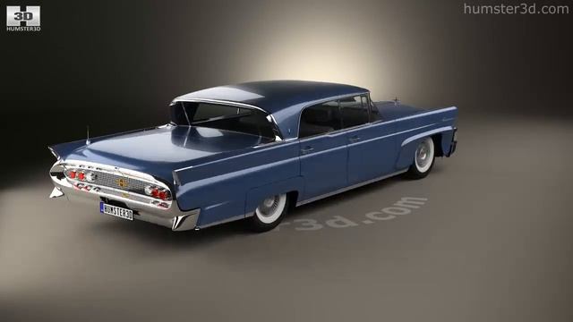 Lincoln Continental Mark III Landau 1958 3D model by Humster3D.com