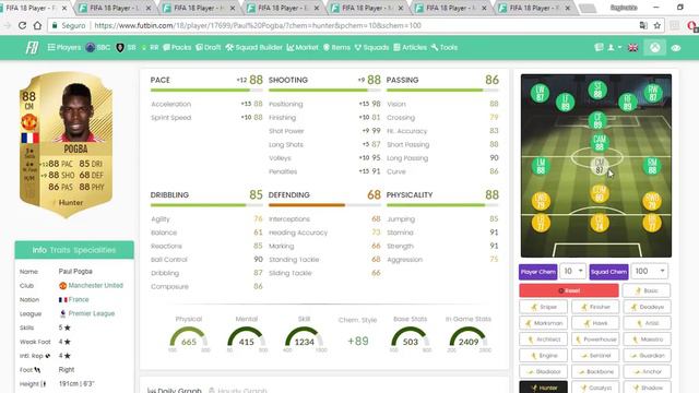 O MELHOR TIME POSSÍVEL COM JOGADORES NA POSIÇÃO CERTA [FIFA 18 ULTIMATE TEAM]