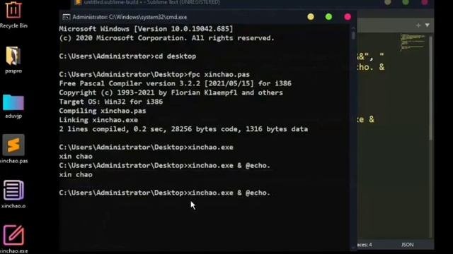 Pascal Hướng dẫn chạy Pascal bằng Sublime Text  Pascal cơ bản