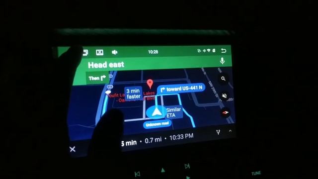 mustangrad.io 8" Android Head Unit Google Maps/button/fluidity demo
