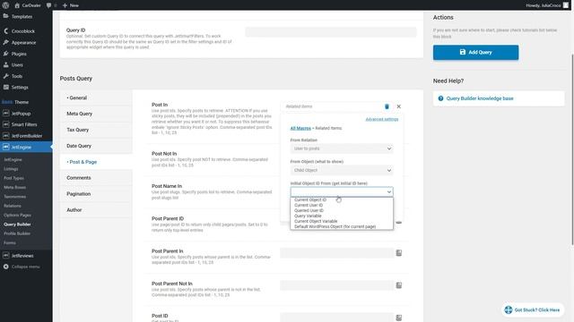 How to Add the User Related Posts to a Form Field | JetEngine