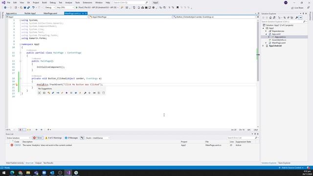 How to install AppCenter in your Xamarin.Forms app