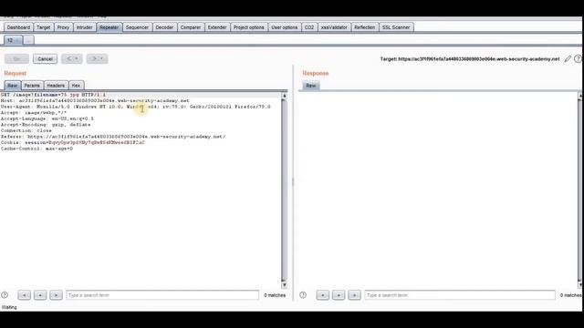 File path traversal, validation of file extension with null byte bypass | Web Security | 2020