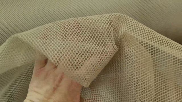 Сетка силовая, акриловая, рюкзачная, 120гр/м, Бежевая / Тан
