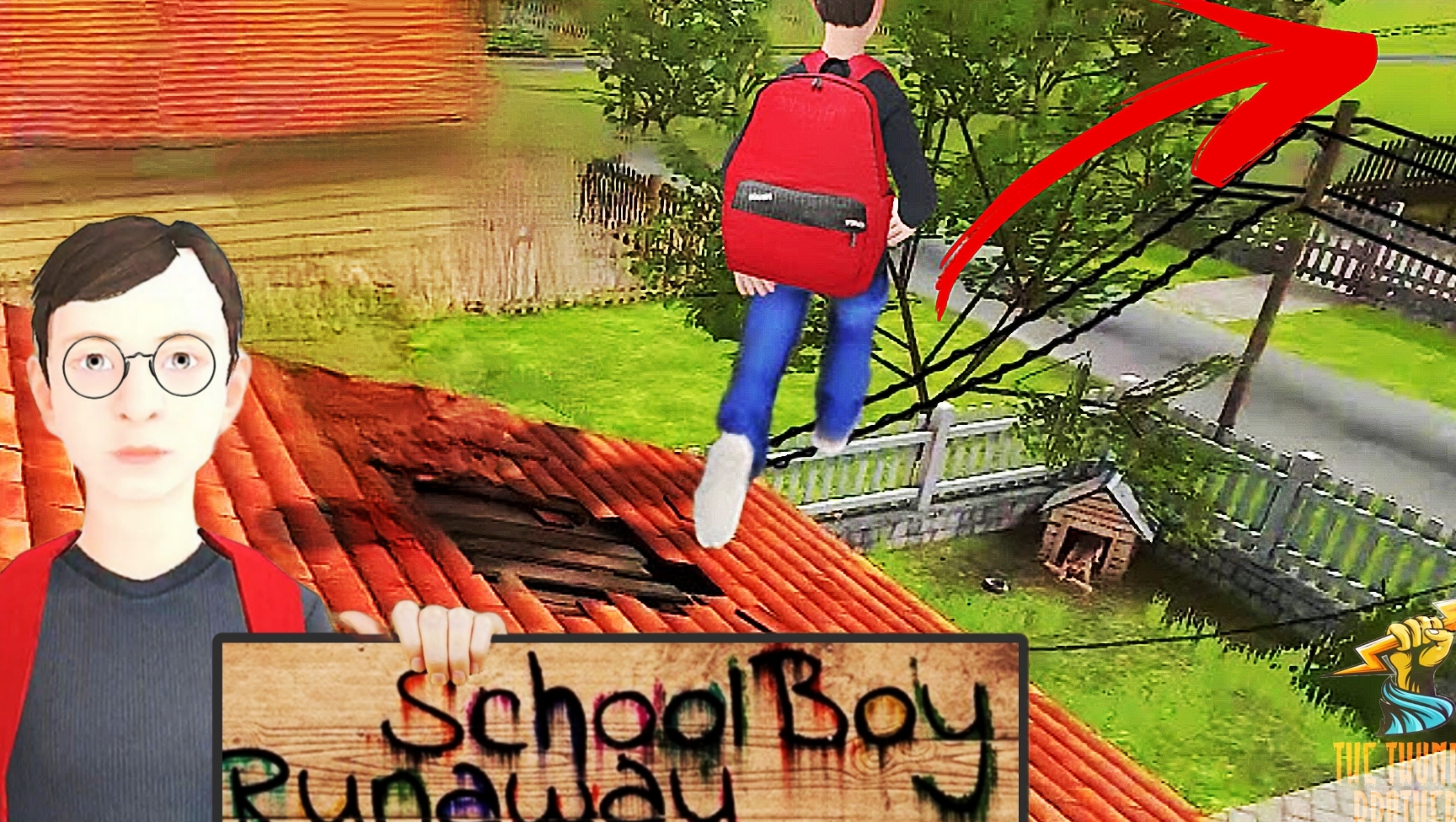 Новый способ прохождения Скулбоя ➣ SchoolBoy Runaway