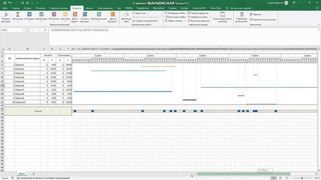 Excel timeline и диаграмма ганта в excel
