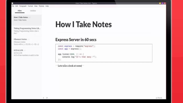 Take Programming Notes like a Pro with Typora and GitBook !