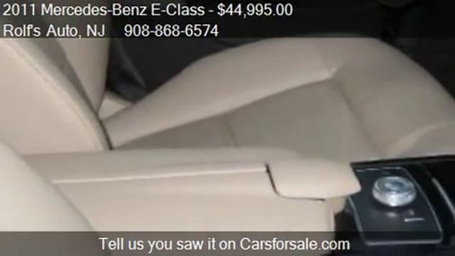 2011 Mercedes-Benz E-Class E350 4Matic Sport For Sale In Sum