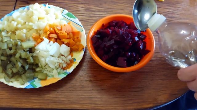 венігрет домашній рецепт домашнего венигрета вітамінний салат