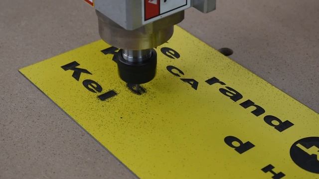 Cnc engraving laminate