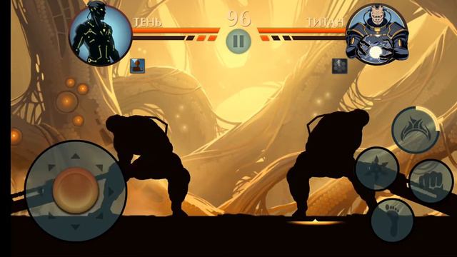 Shadow fight2 TITAN  VS  TITAN  Incredible and funny battle Титан против Титана