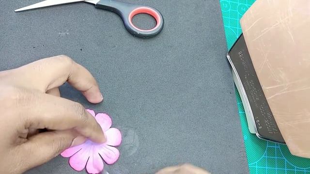 How to make realistic cosmos flower #Foam Flower #Best one