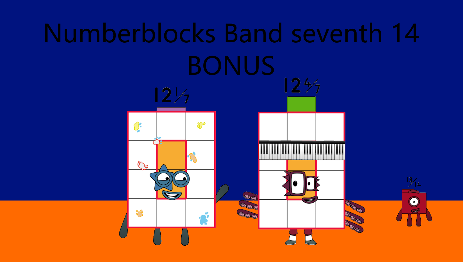 Numberblocks Band seventh 14 + BONUS