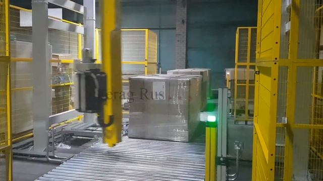 Паллетообмотчик в стрейч пленку итальянского завода Pieri для упаковки картона