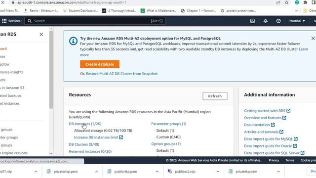AWS RDS Service