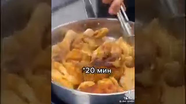 Цыплёнок в чесночном соусе (рецепт в описании)