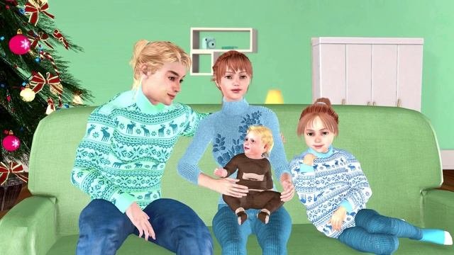 Семейный Новый год под песню 