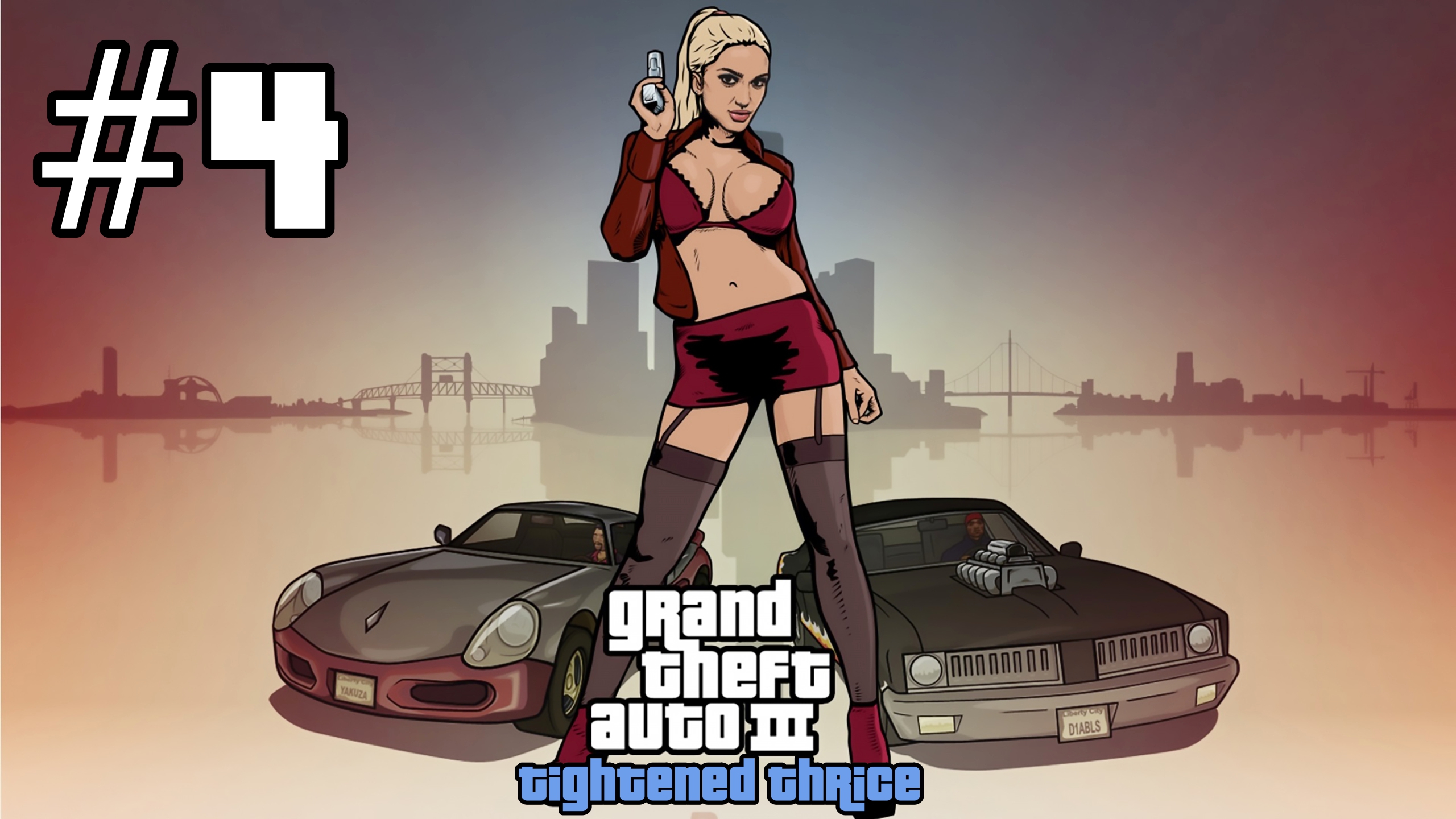 Grand Theft Auto 3 Tightened Thrice - Киллер-Инвалид #4 (100%)