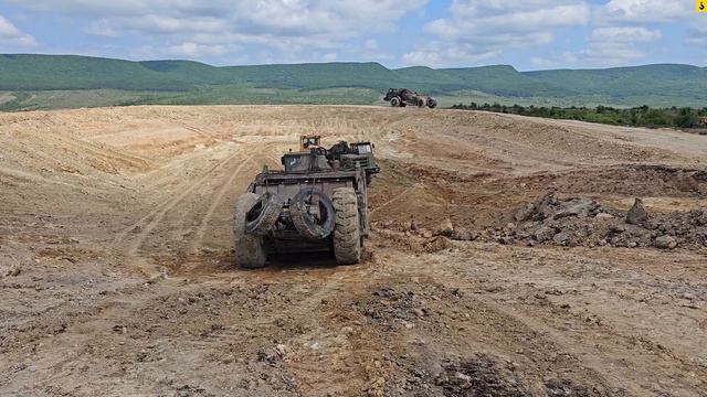 Строительство пруда в с. Мичуринское. Белогорский район, Крым. Завершение земляных работ