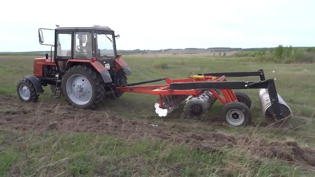 Общий вид МТЗ 892 и дисковая борона БДМ 3х2 ПКСР