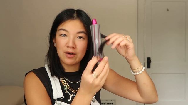 EASIEST BEACH WAVES For SHORT HAIR | DAMP HAIRSTYLE With DYSON AIRWRAP