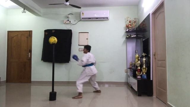 Dinesh KoushikIND - U13 Male eKumite Semi final - ADIDAS KARATE WORLD SERIES eTOURNAMENT 2020