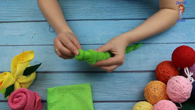 Динозавр ДРАКОН из полотенца /Как завернуть полотенце на подарок /Ideas Washcloth Animal
