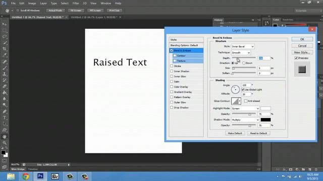 Making a Layer Look Raised in Photoshop : Adobe Photoshop Tips