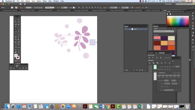 Working with the Pencil Tool to Plan a Pattern Design