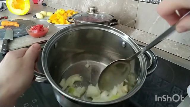 Суп-пюре із гарбуза. Сорт гарбуза - Рожевий банан
