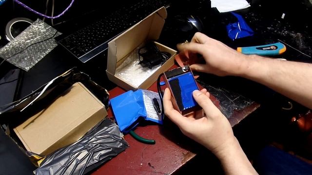 Разборка 12В Li-ion аккумулятора 5000мАч