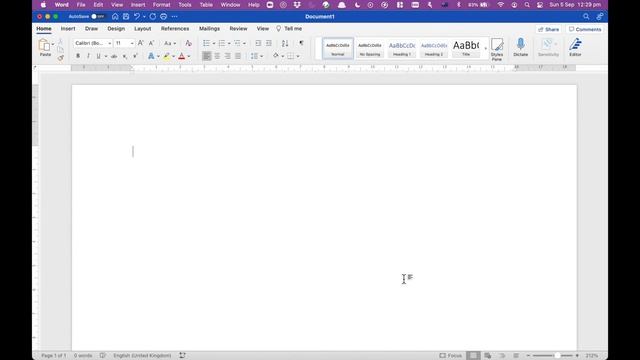 Adding Keyboard Shortcuts on Word (Mac)