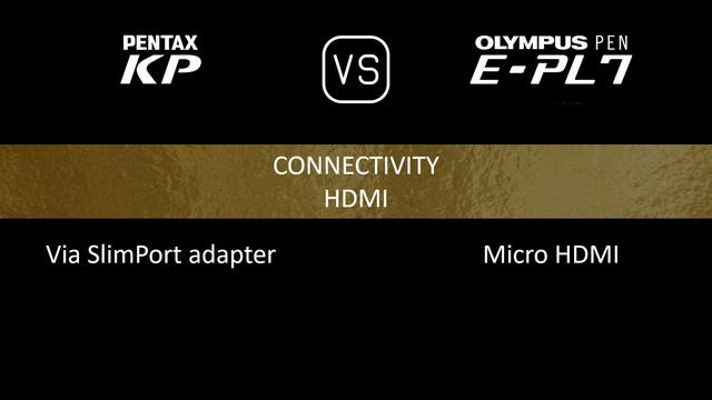 Pentax KP vs. Olympus PEN E-PL7: A Comparison of Specifications