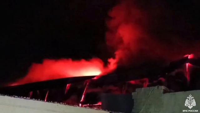 Пожар на СТО город Саратов.