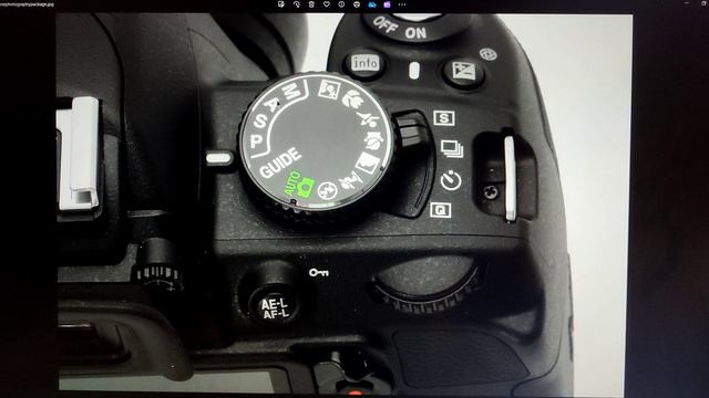 Выбор режимов фотокамеры Nikon D3100