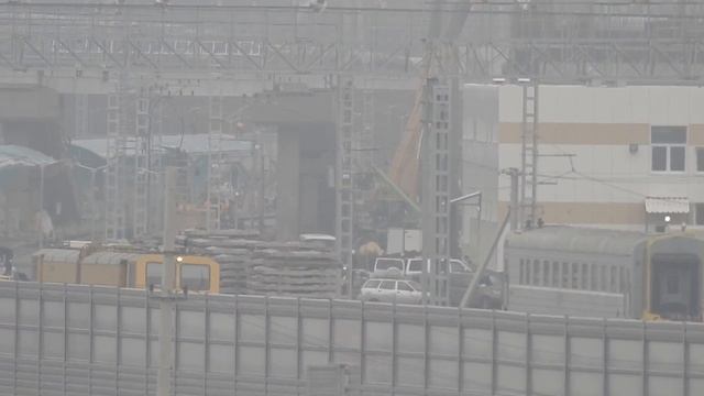 Станция Южная в тумане.Керчь ж-д подходы.12.11.2019.
